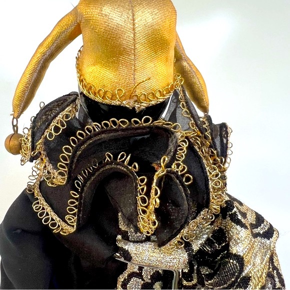 1980s Harlequin Pierrot Porcelain Doll with Stand 
House of Global Art Victoria - Picture 5 of 16